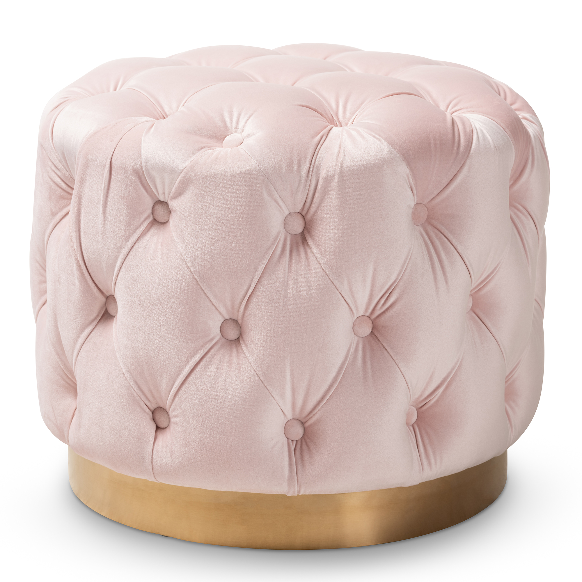 Hot pink 2024 tufted ottoman